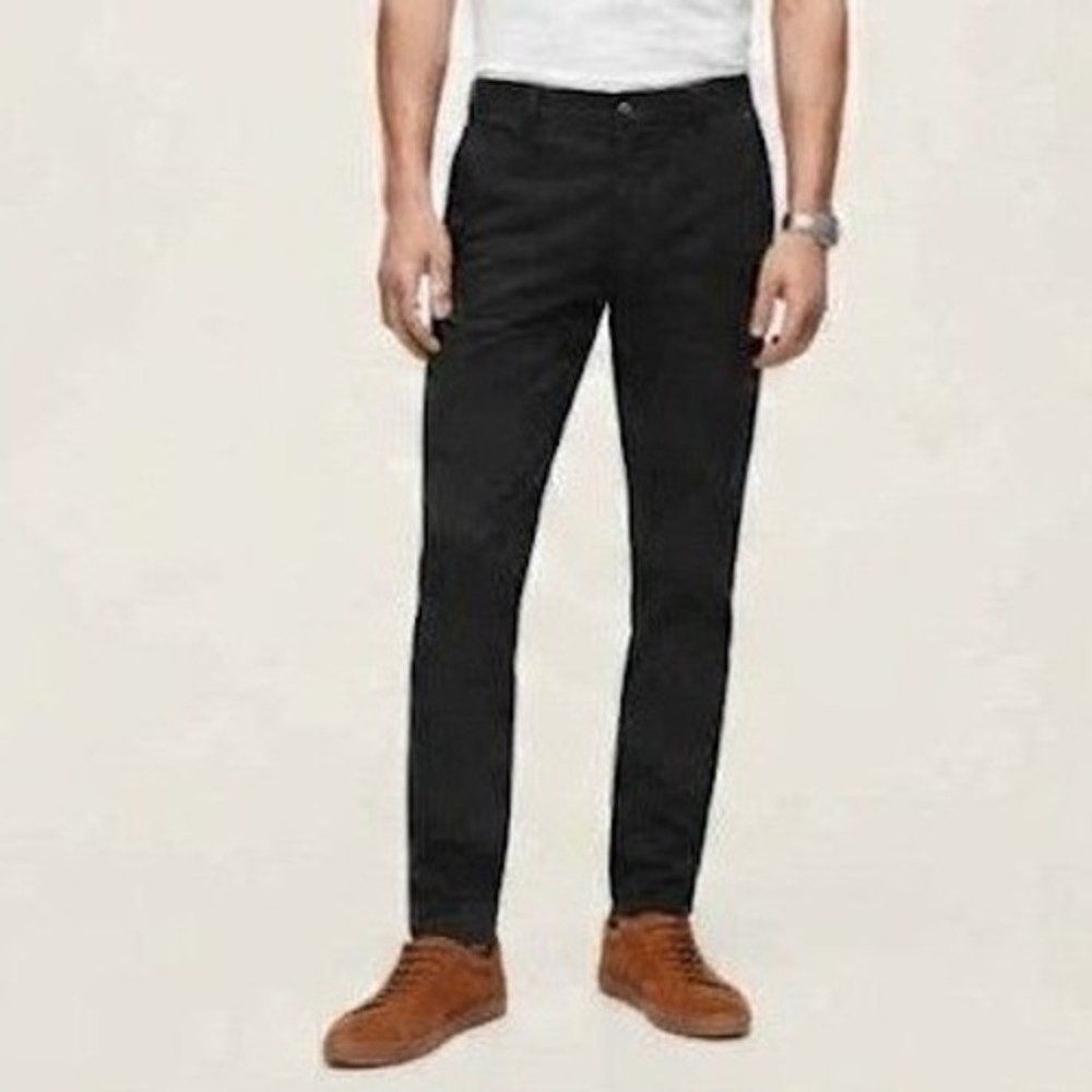 Zara The Driver Pant Men Size S 30 Black New Tapered Stretch 6861/450/401